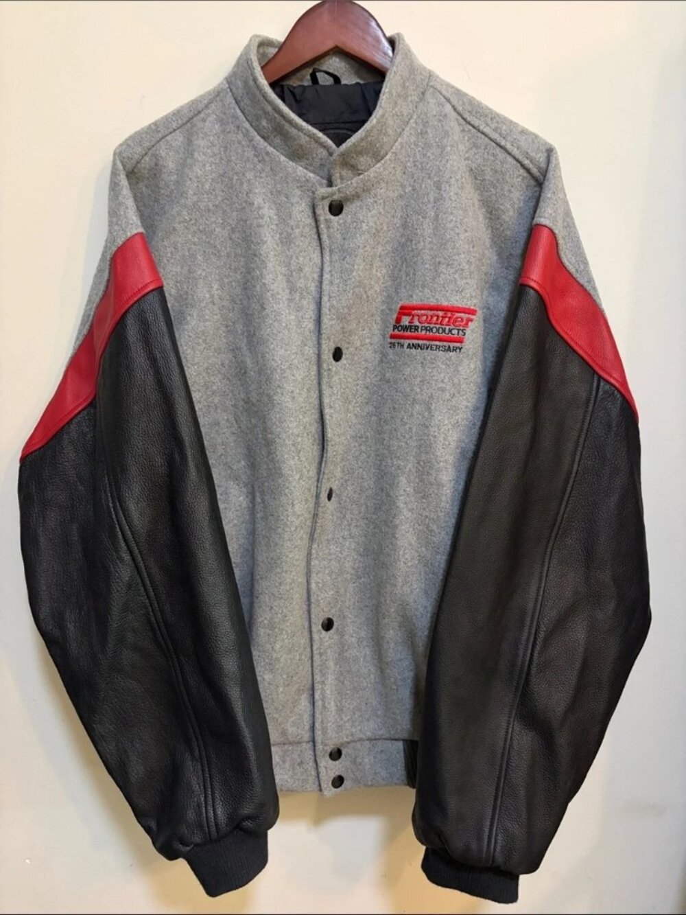 Bishop Wool Leather Letterman Jacket XXL Frontier Power Products Canada